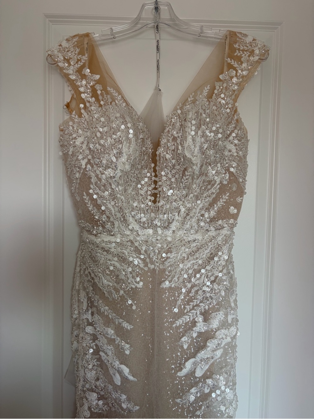 Beaded Wedding Dress - Brand NEW - Size 10